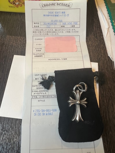 Chrome Hearts CH CRS SML W BALE "Silver"