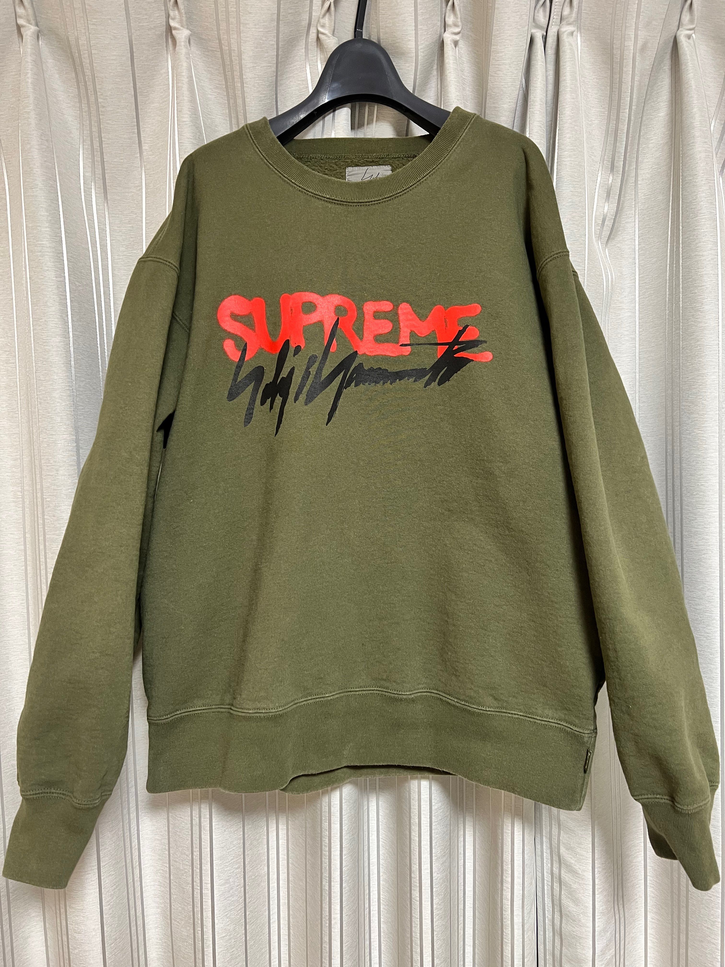 Supreme x Yohji Yamamoto Crewneck "Olive"