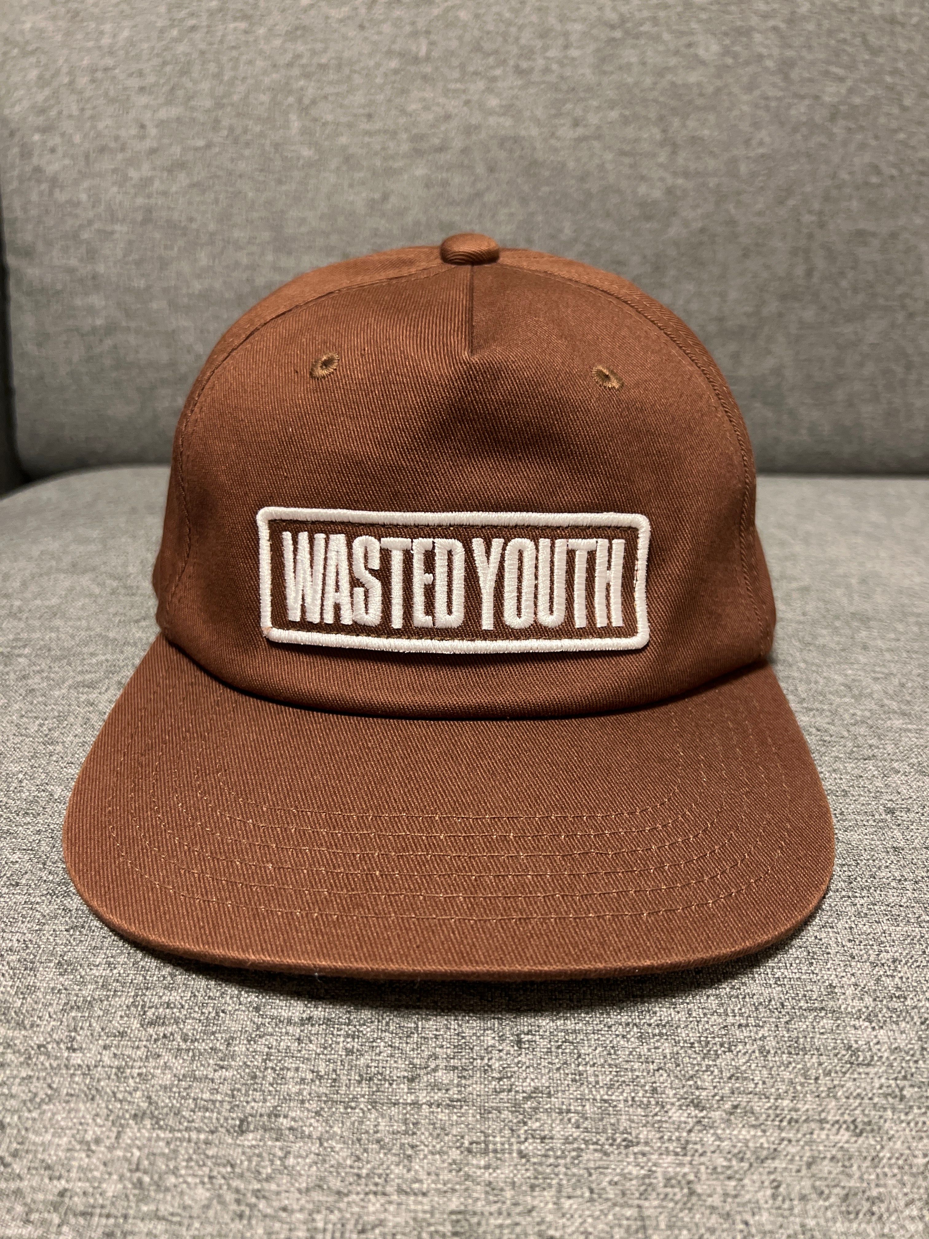 Wasted Youth 5 Panel Snapback Cap "Brown" / VERDY