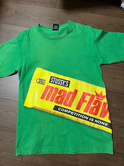 Stussy Mad Flavour Tee "Volt Green"