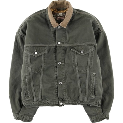 古着 90年代 リーバイス Levi's 71668-7733 中綿入り デニムジャケット Gジャン メンズL相当 ヴィンテージ/eaa615997