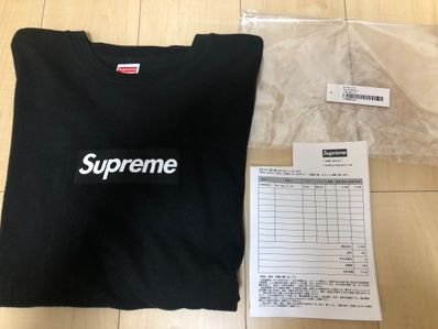 Supreme Box Logo L/S Tee "Black"