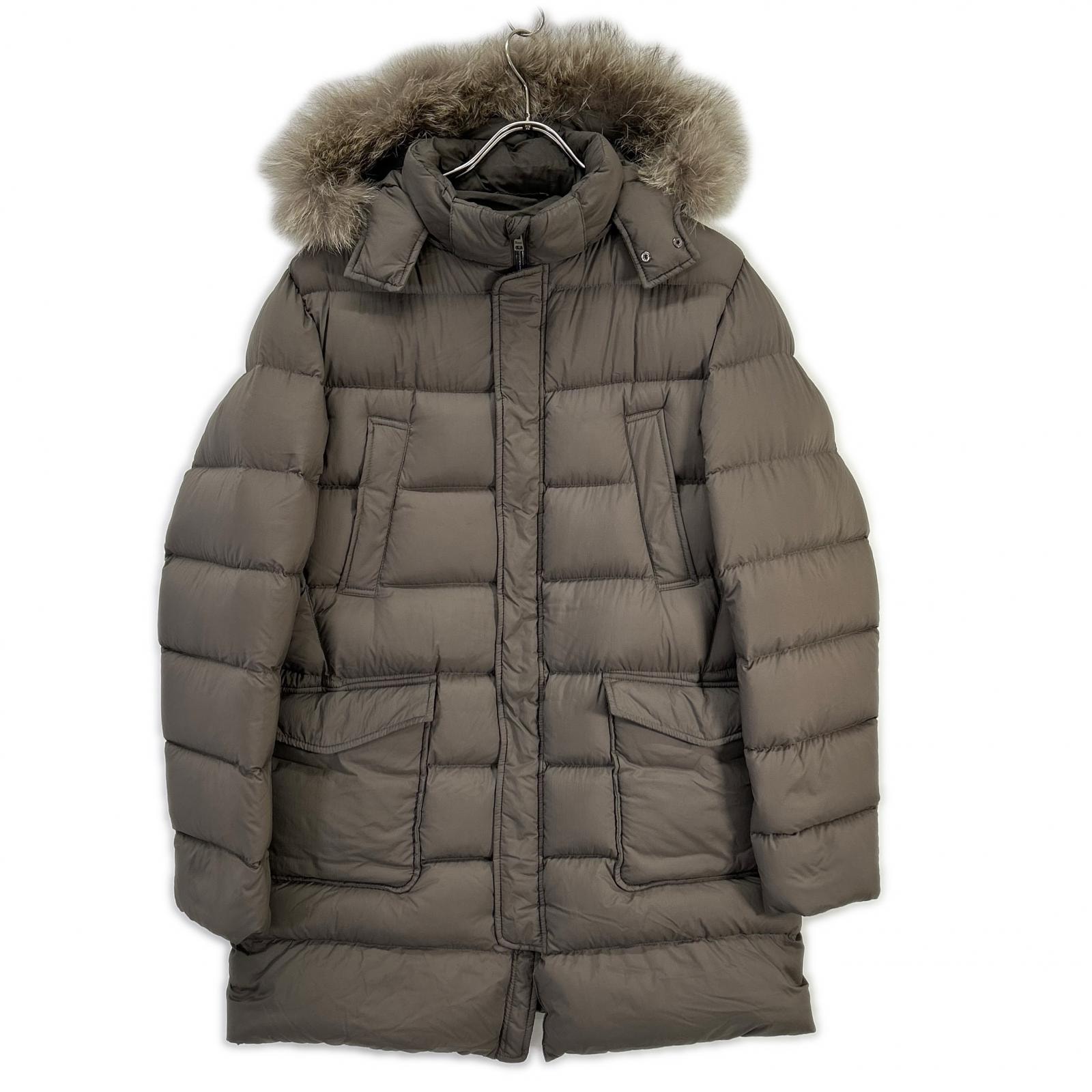 ヘルノ PI003ULE-19288 ブラウン LEGEND IL PARKA ダウンコート 46