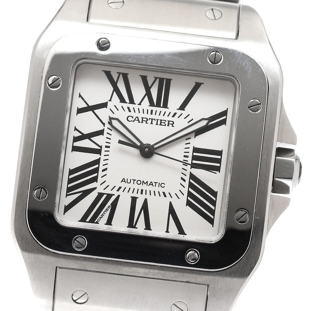 ☆良品  カルティエ サントス100LM  W200737G メンズ 【中古】