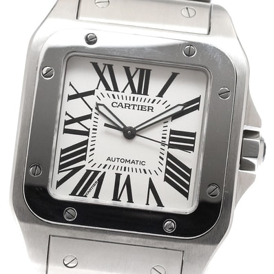 ☆良品 カルティエ サントス100LM W200737G メンズ 【中古】