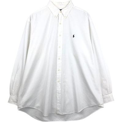 古着 ラルフローレン Ralph Lauren BLAKE 長袖 ボタンダウンシャツ メンズXL相当/eaa661009