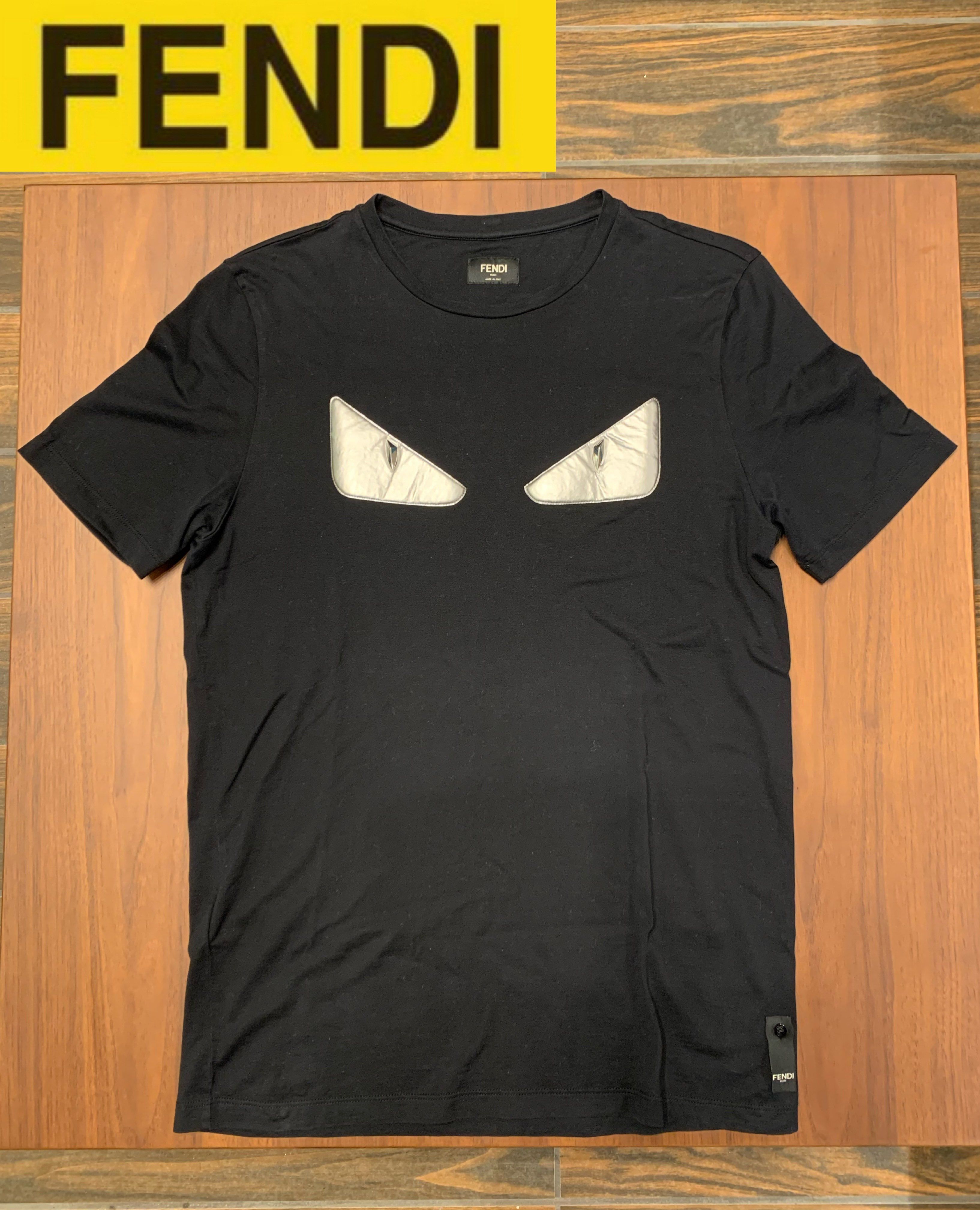 FENDI(フェンディ) モンスター クルーネック半袖Tシャツ ブラック