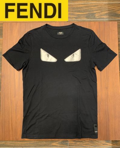 FENDI(フェンディ) モンスター クルーネック半袖Tシャツ ブラック