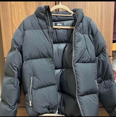 Stussy Down Puffer Nylon "Black"
