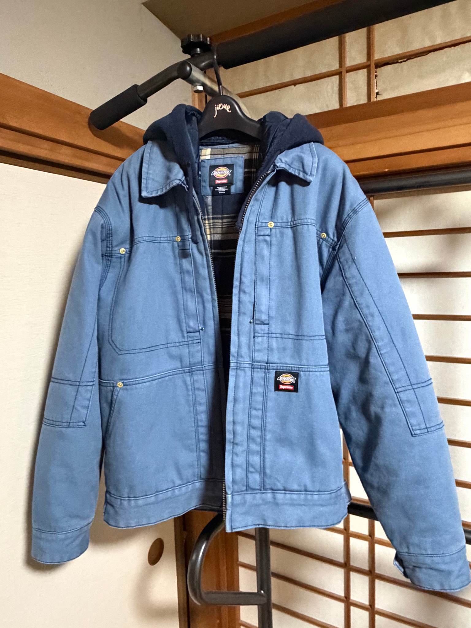 Supreme x Dickies Hooded Work Jacket "Royal"