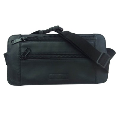 Supreme シュプリーム ショルダーバッグ 19SS Leather Waist Shoulder Pouch Bag レザー ウエスト ショルダー バッグ ポーチ ブラック系【中古】
