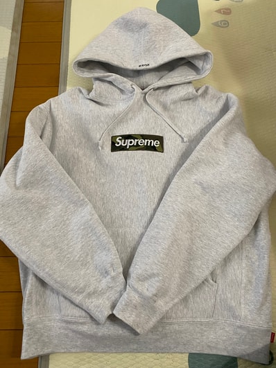 Supreme Box Logo Hooded Sweatshirt "Ash Grey" (23FW)