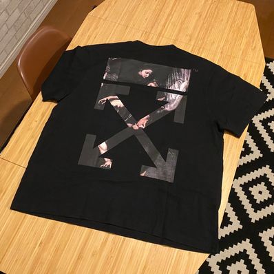 OFF-WHITE Oversized Fit Caravaggio Arrows T-Shirt "Black"
