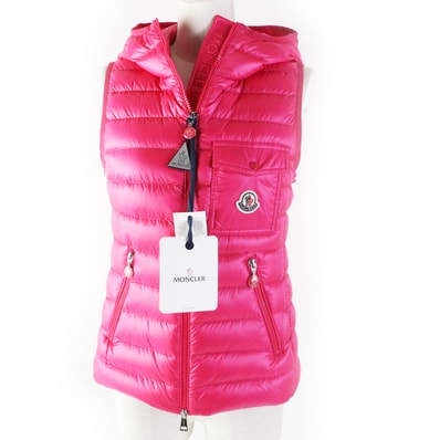 未使用品 モンクレール
ダウンベスト GLYGOS グリゴス ピンク レディース 0