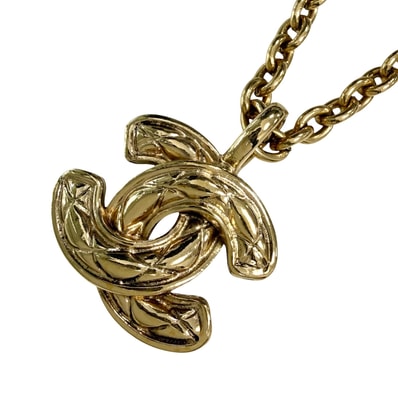 CHANEL シャネル ネックレス ココマーク アクセサリー GP レディース 約25.6g【中古品】