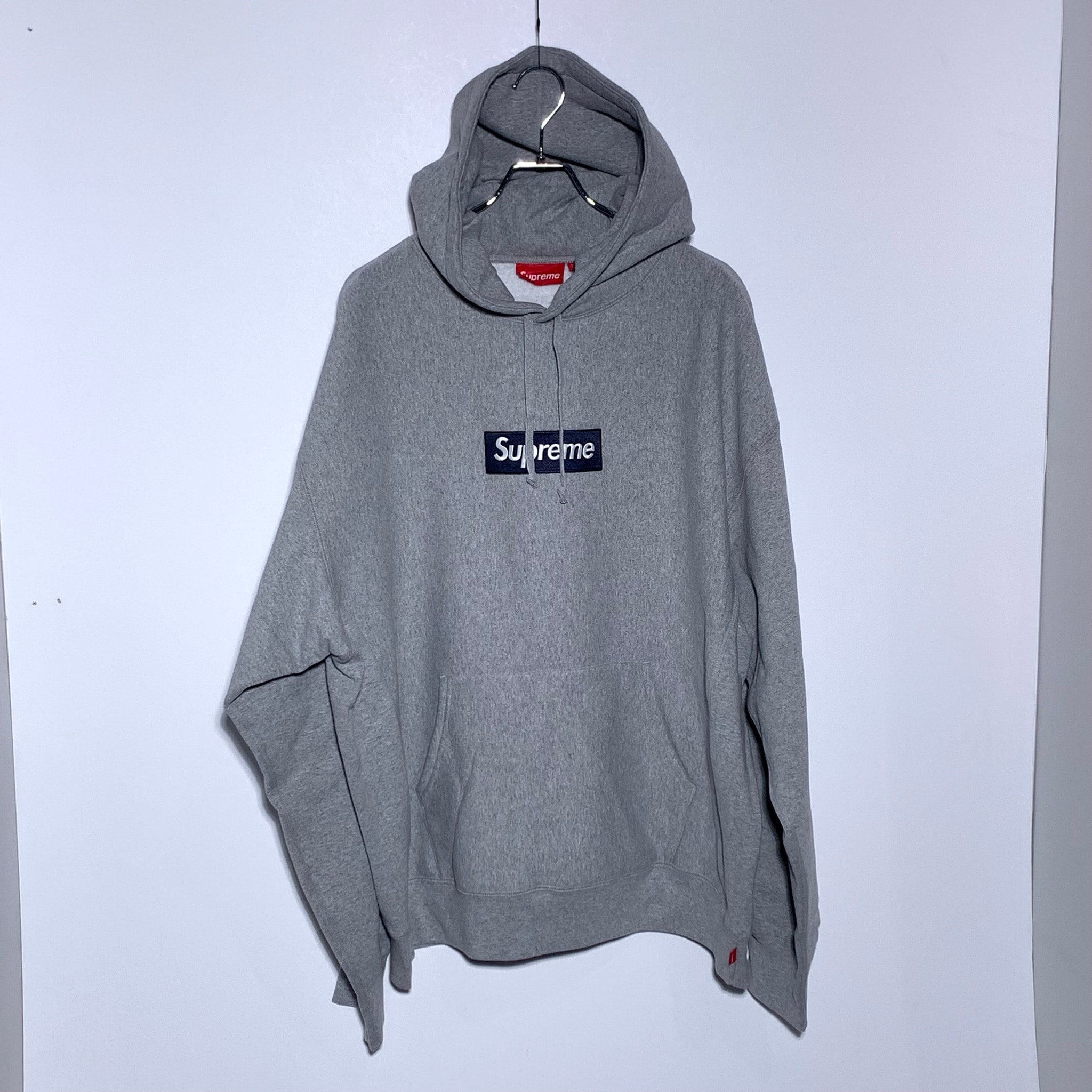 Supreme Box Logo Hooded Sweatshirt (25FW) "Heather Grey"