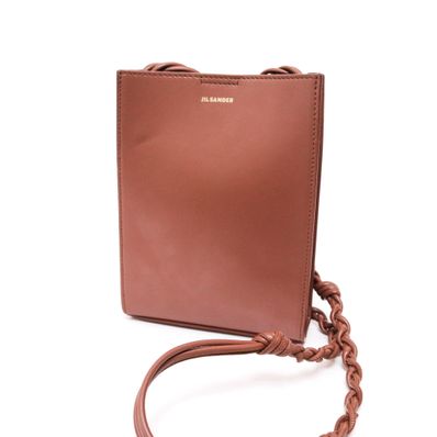 【極備品】ジルサンダー タングル スモール SM ショルダーバッグ ブラウン