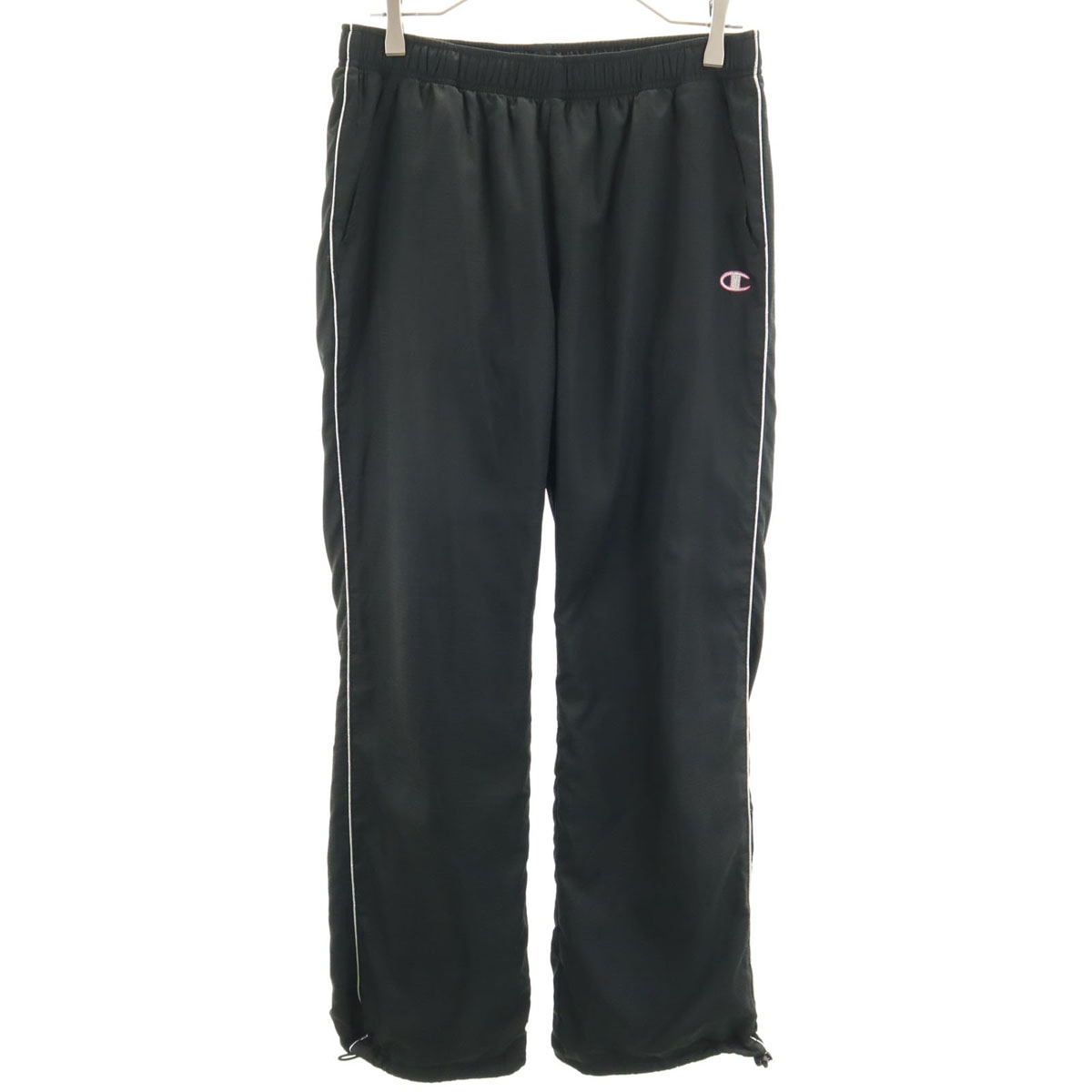 Champion チャンピオン トレーニング ウインドパンツ O ブラック 裏トリコット ジャージ