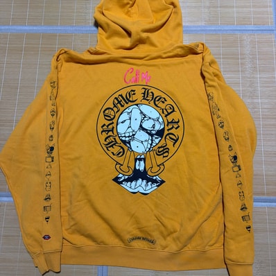 CHROME HEARTS MATTY BOY マスタード パーカー XXL