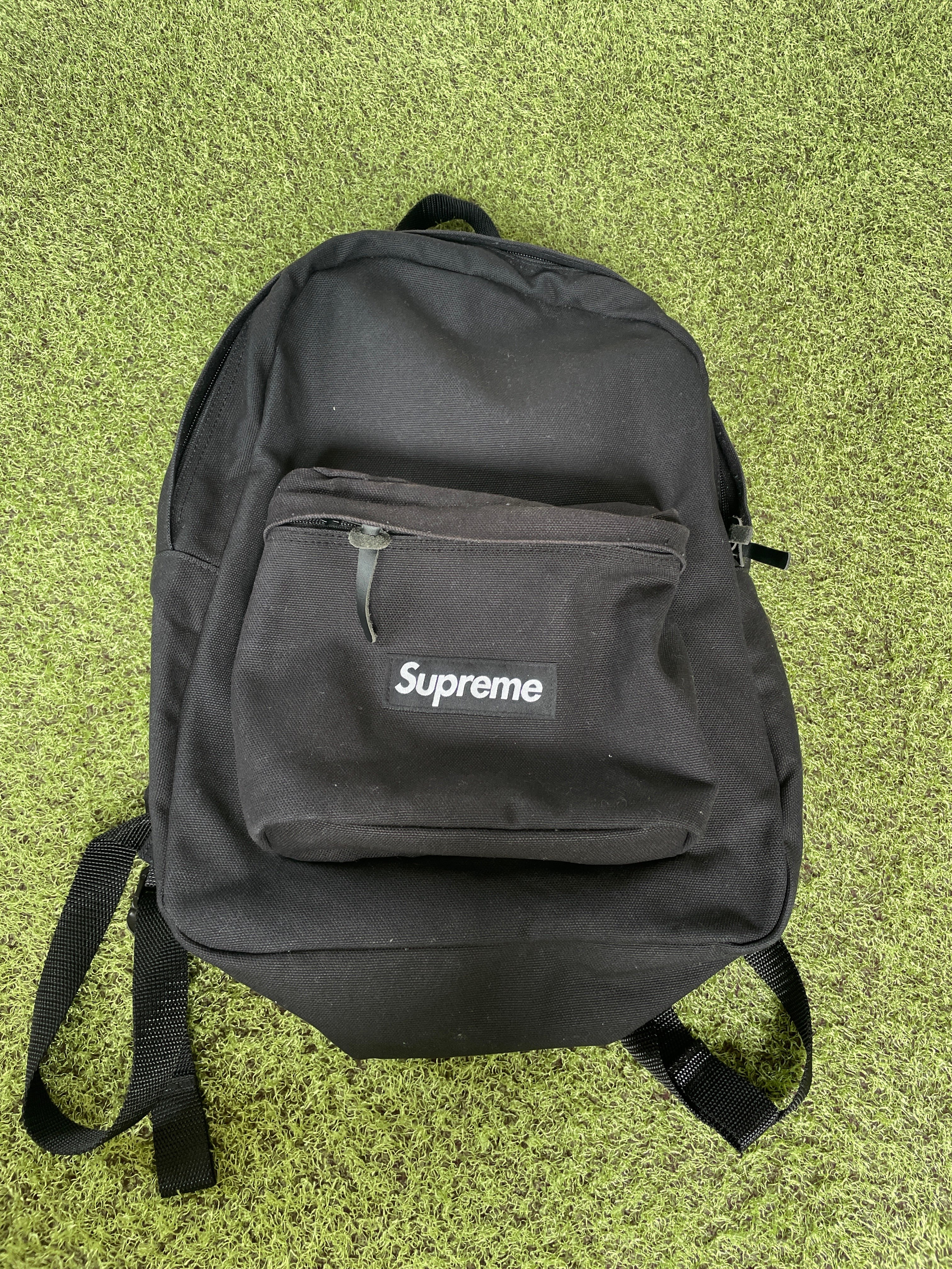 Supreme Canvas Backpack "Black"