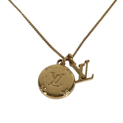 ルイヴィトン LOUIS VUITTON リングネックレス モノグラム M80189 モノグラム アクセサリー チェーンネックレス ネックレス メタル ゴールド