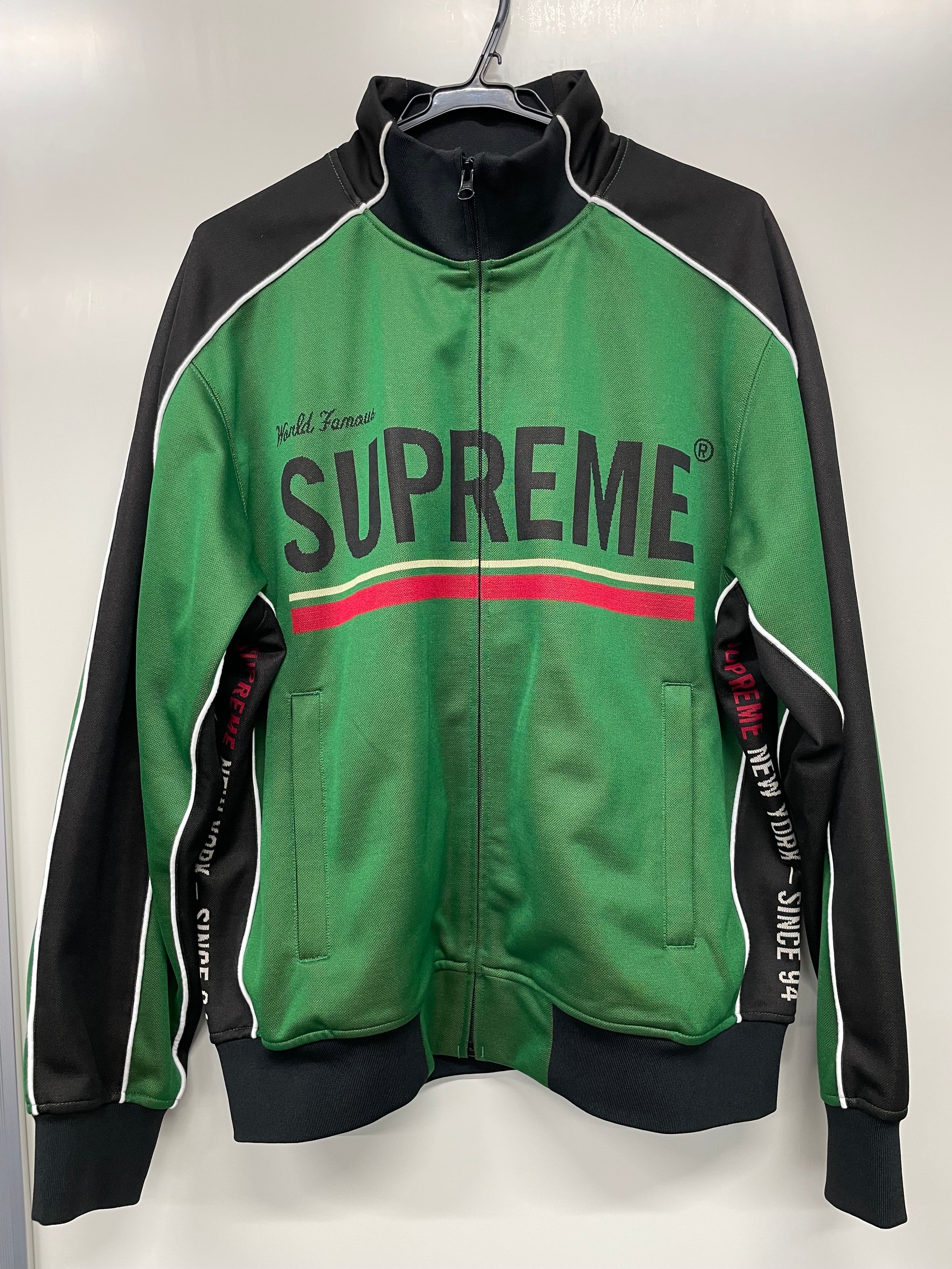 Supreme ジャージジャケット M 緑 Supreme（シュプリーム） 24AW Spellout Embroidered Track Jacket