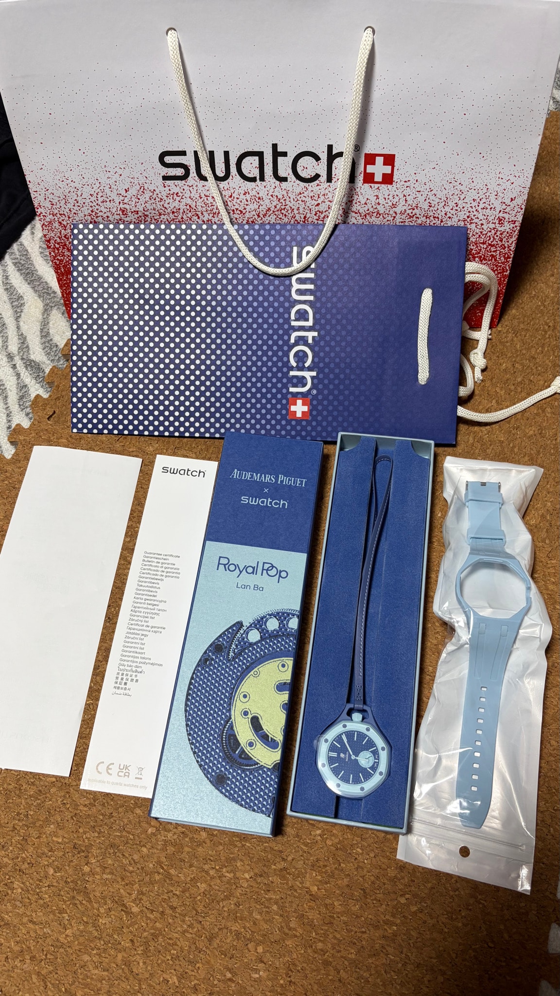 Swatch x Audemars Piguet Royal Pop Lan Ba "Blue"