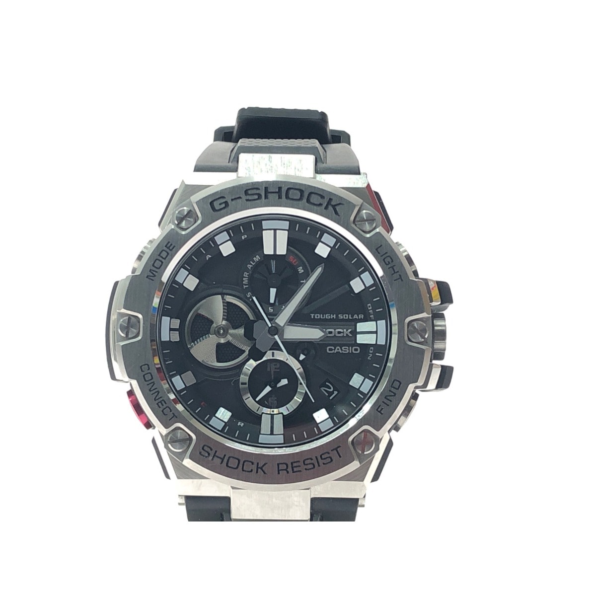 ▼▼CASIO カシオ メンズ腕時計 電波ソーラー G-SHOCK Gショック タフネスクロノグラフ GST-B100