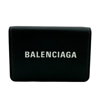 バレンシアガ BALENCIAGA 三つ折り財布 エブリデイ コンパクトウォレット 551921 ダークグレー
