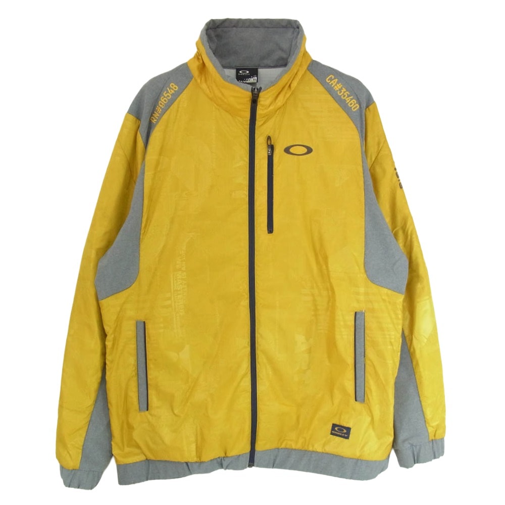 OAKLEY オークリー ナイロンジャケット 17AW 412500JP Core Found Hybrid Wind ハイブリッド ウィンド ナイロンジャケット イエロー系 XL【中古】