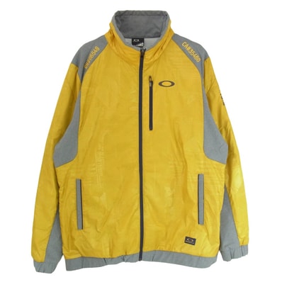 OAKLEY オークリー ナイロンジャケット 17AW 412500JP Core Found Hybrid Wind ハイブリッド ウィンド ナイロンジャケット イエロー系 XL【中古】