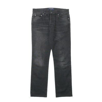 VALENTINO ヴァレンティノ SKINNY FIT スキニーパンツ サイズ31 ブラックデニムパンツ ジーンズ エイジング加工 イタリア製 ブランド古着【中古】20260312/RA8321