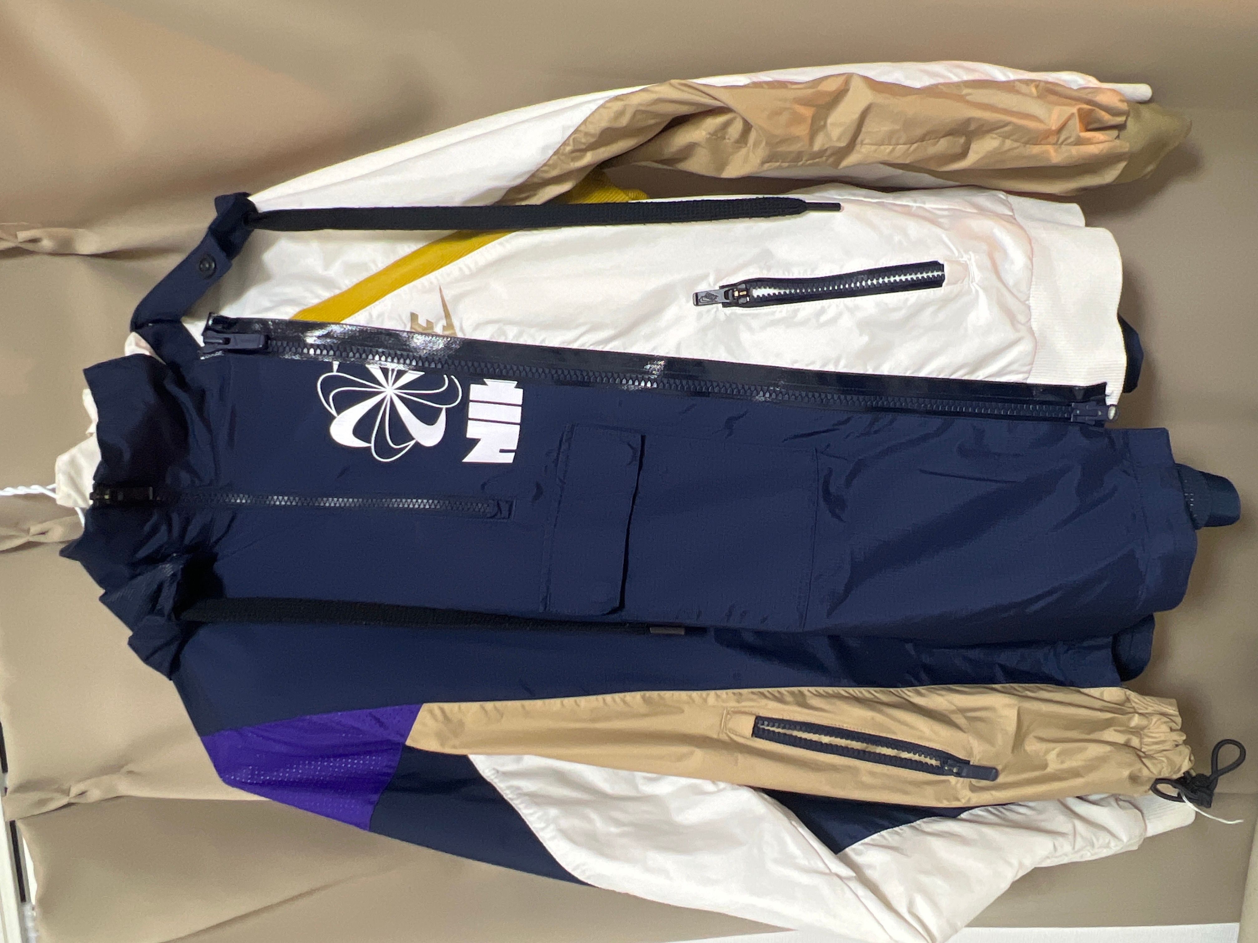 Nike x Sacai Women's Doulbe Zip Jacket "Navy"