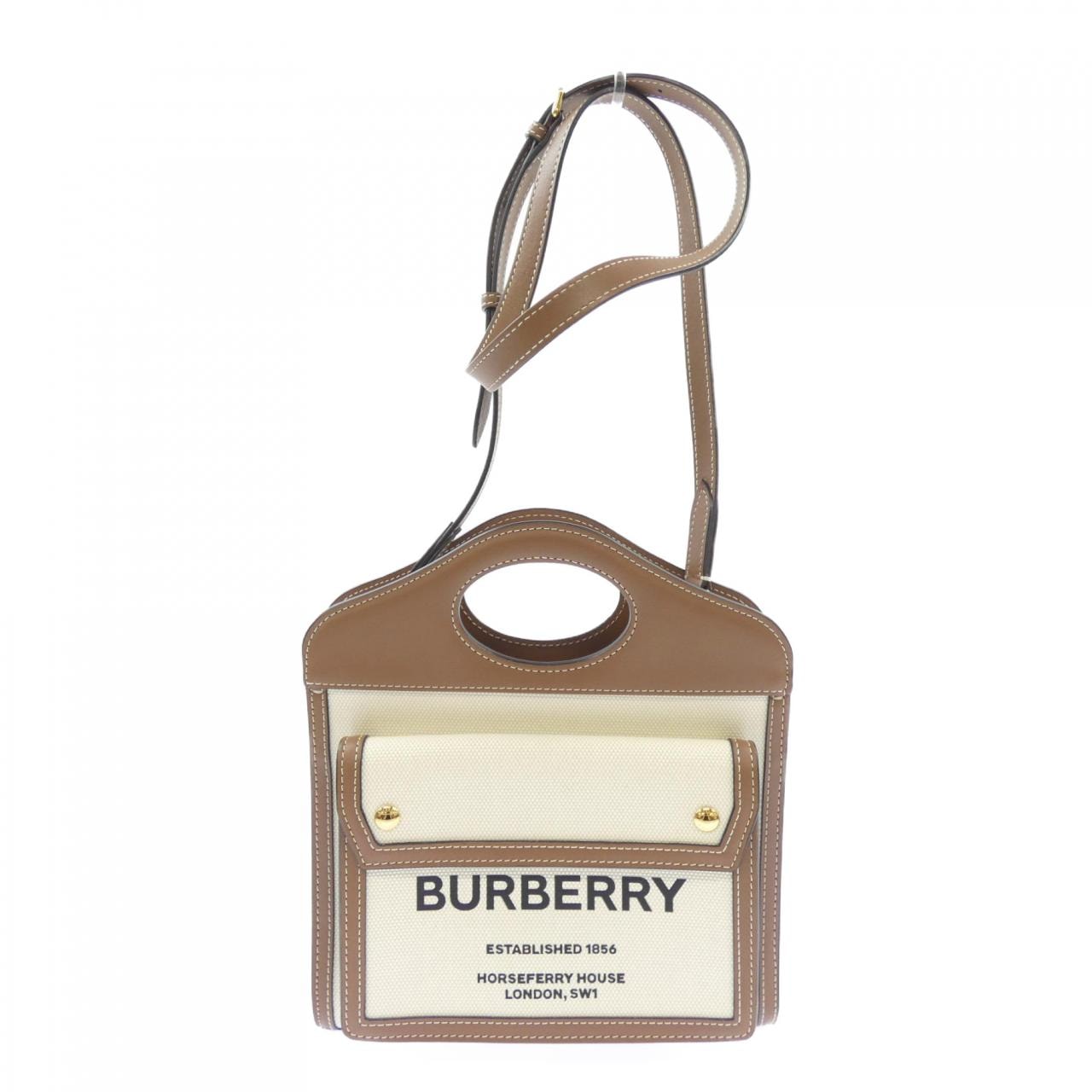 B (目立った傷や汚れなし)】バーバリー BURBERRY ポケットバッグ