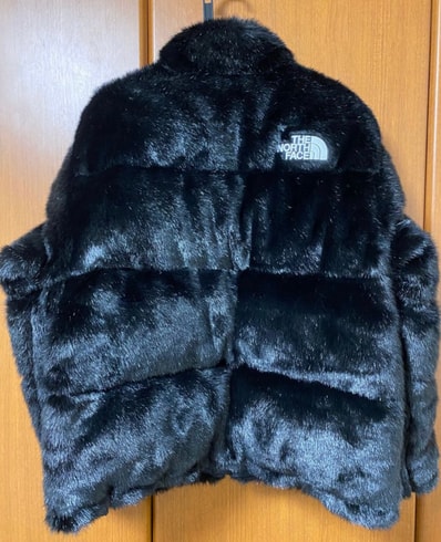 Supreme x The North Face Faux Fur Nuptse Jacket "Black"