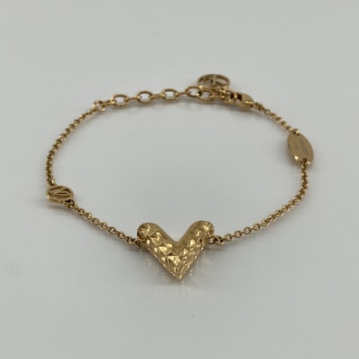 LOUIS VUITTON(ルイ・ヴィトン) ブラスレ エセンシャルV ギヨーシュ M64269 ブレスレット 5.49g ゴールド
