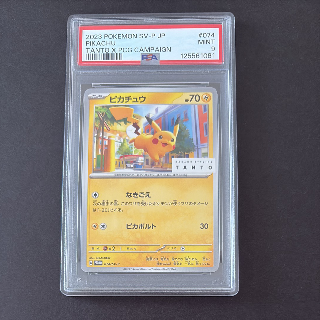 ピカチュウ: プロモ[SV-P 074](「タント×ポケモンカードゲーム」プロモーションカード「SV-P」)