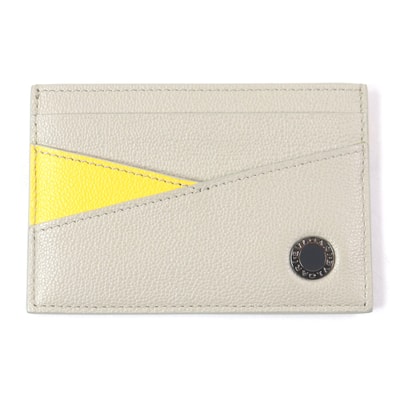 未使用品 ブルガリ
カードケース ベージュ メンズ 294147