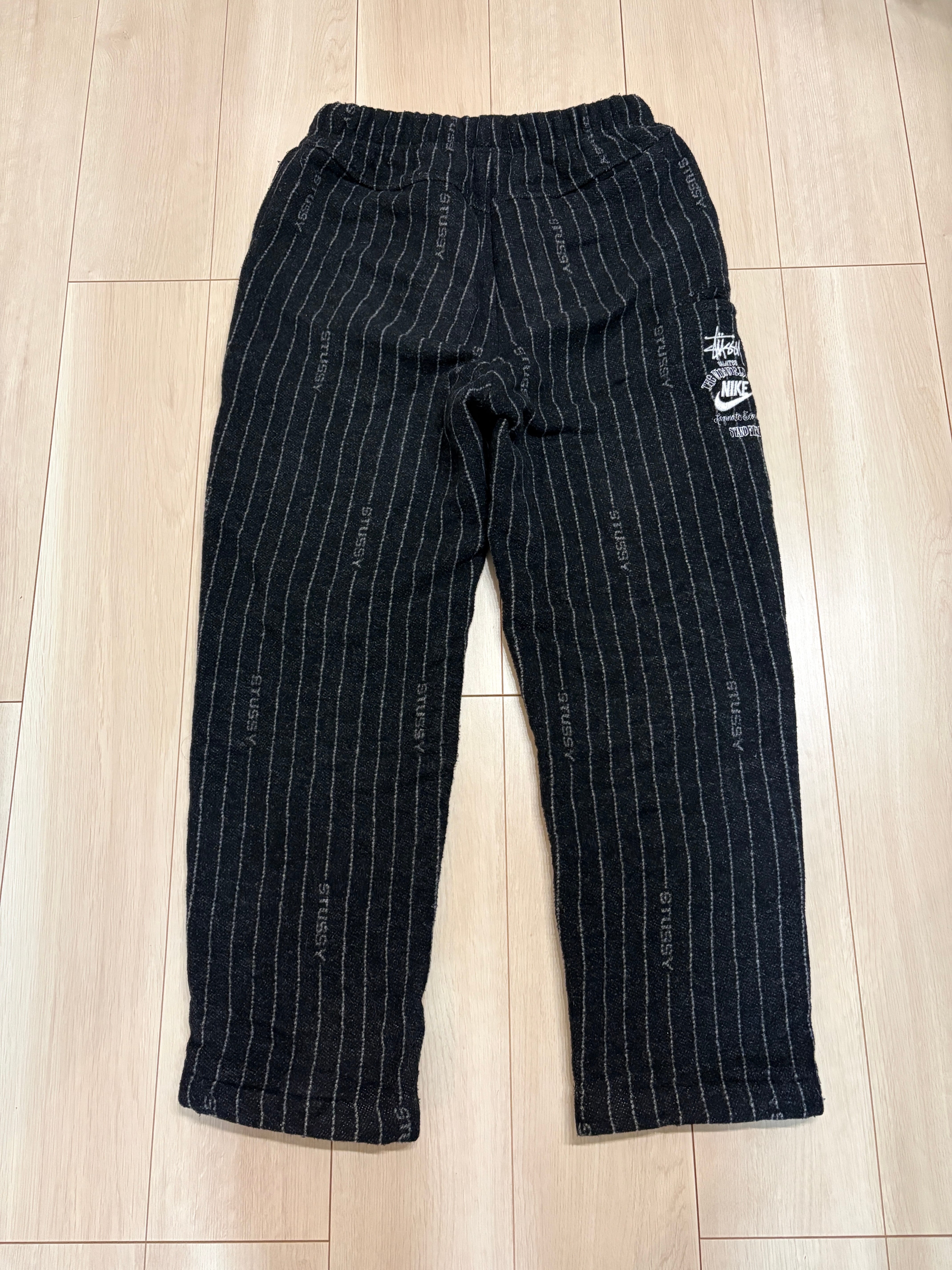 Stussy x Nike Striped Wool Pants 