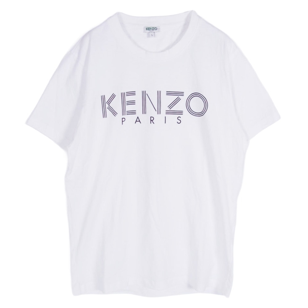 KENZO ケンゾー Tシャツ F765TS0924SG Classic Logo T-shirt クラシック ロゴ 半袖 Tシャツ ホワイト ホワイト系 S【中古】