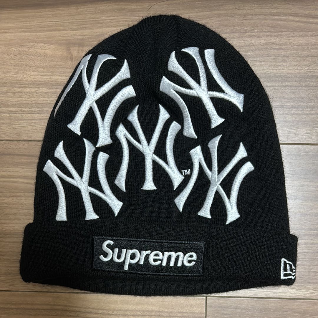 Supreme / New York Yankees / New Era Box Logo Beanie "Black"