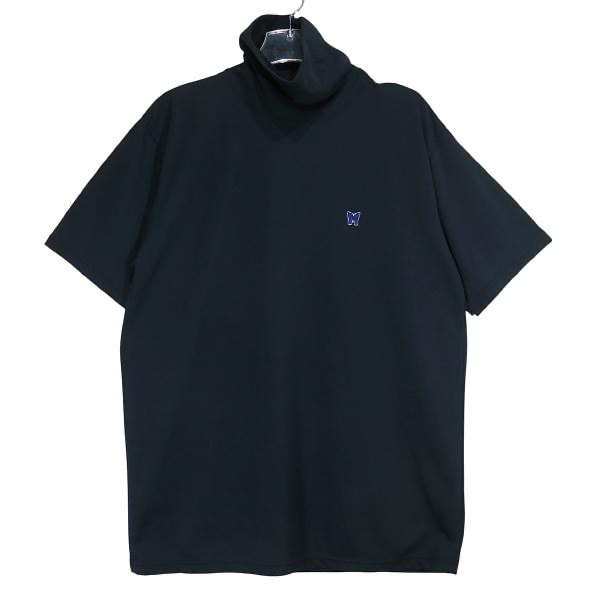Needles S/S TURTLE NECK TEE - POLY JERSEY "Black"