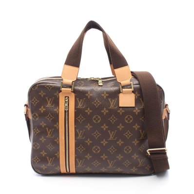 ルイ・ヴィトン LOUIS VUITTON サック ボスフォール モノグラム ハンドバッグ バッグ PVCコーティングキャンバス レザー モノグラム メンズ レディース ブラウン系 M40043 【中古】