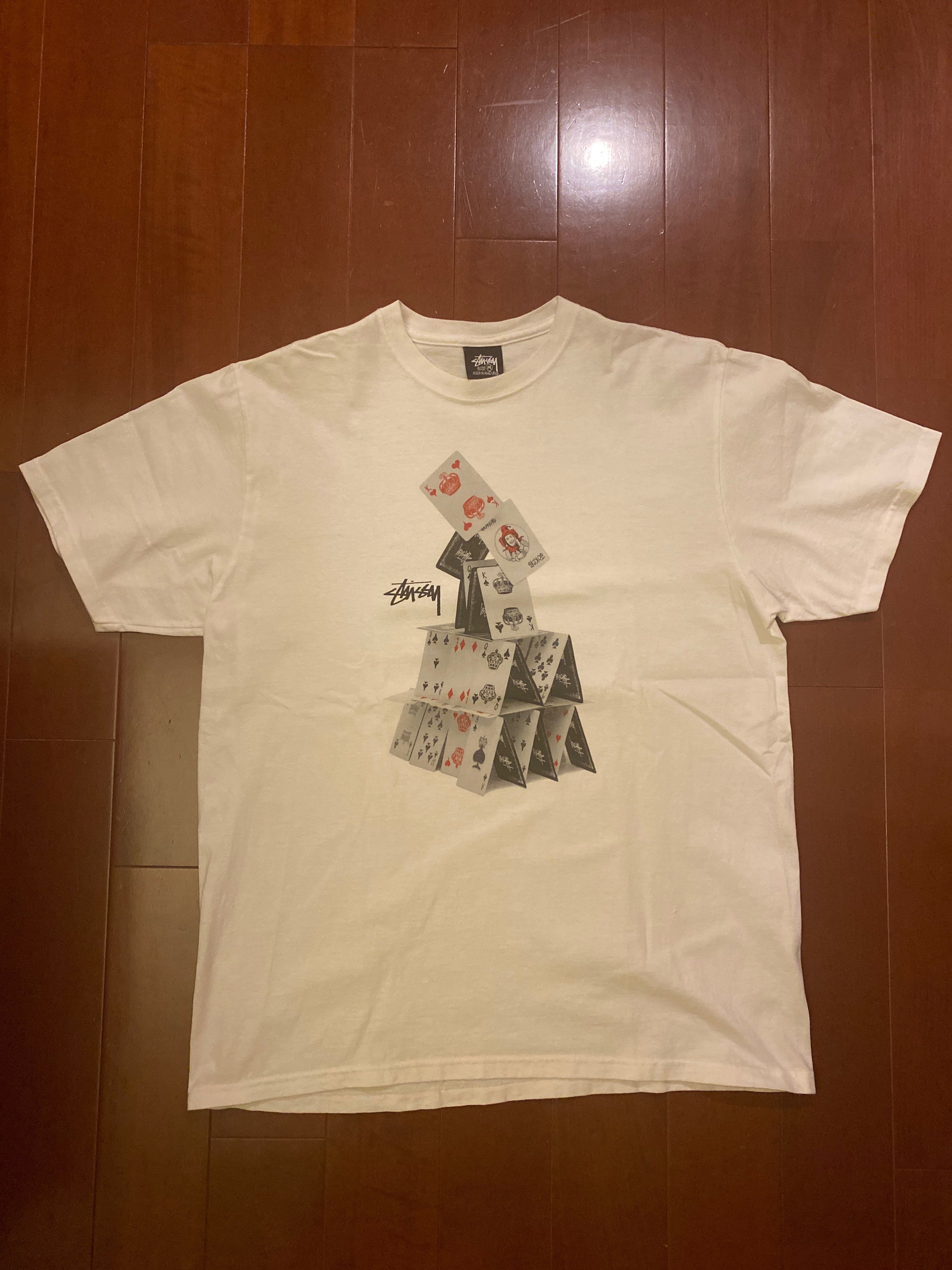 Stussy HOUSE OF CARDS TEE "White"