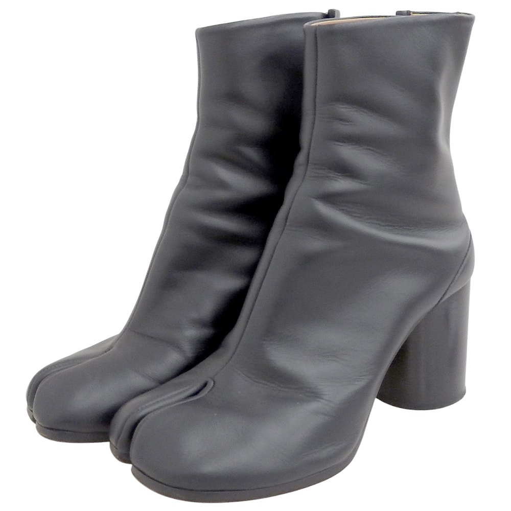 メゾンマルジェラ 美品 Tabi ブーツ 足袋 レディース ブラック 37 1/2 37 1/2