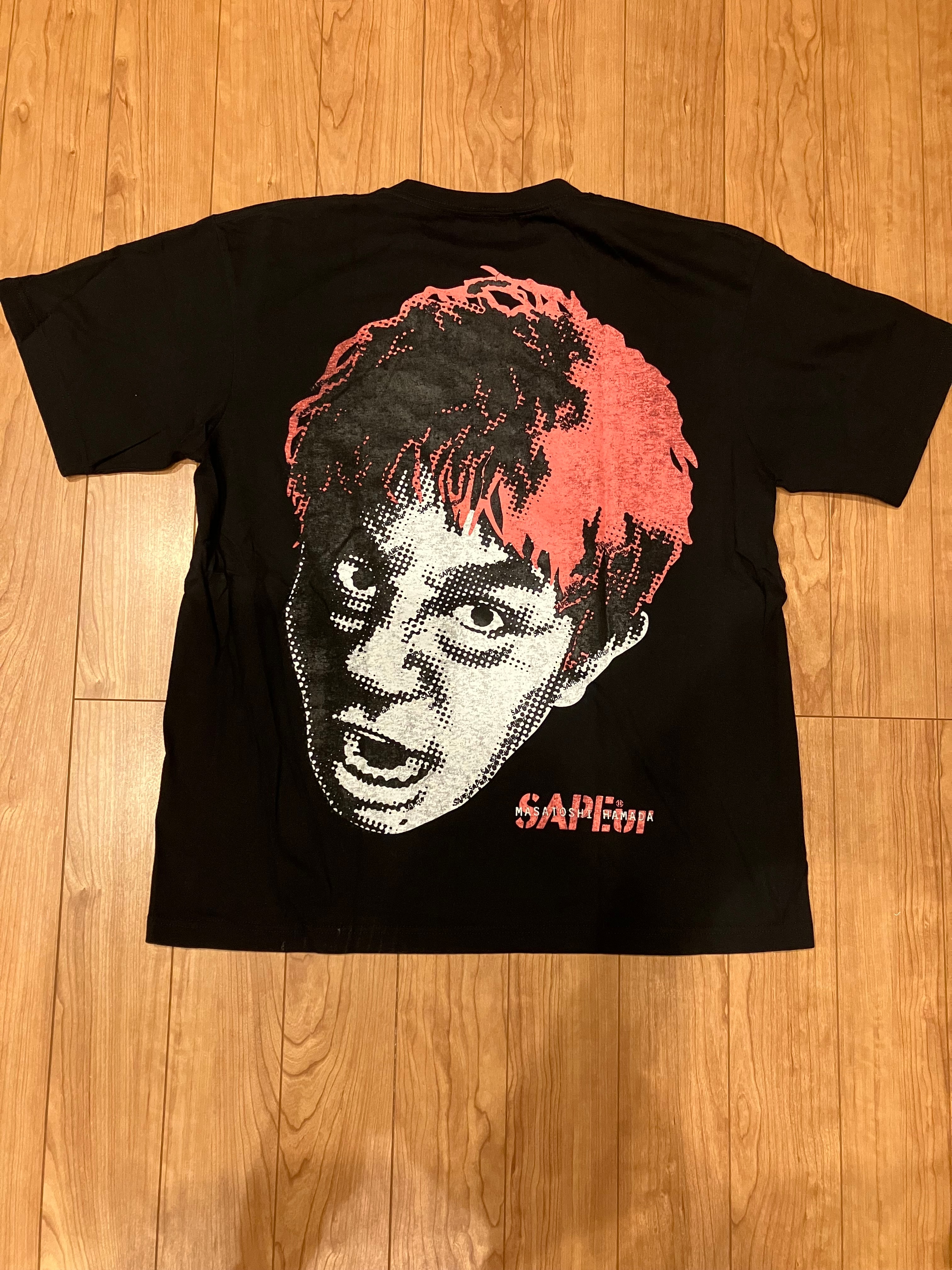 SAPEur x MASATOSHI HAMADA Coralpink S/S Tee "Black"