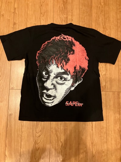 SAPEur x MASATOSHI HAMADA Coralpink S/S Tee "Black"