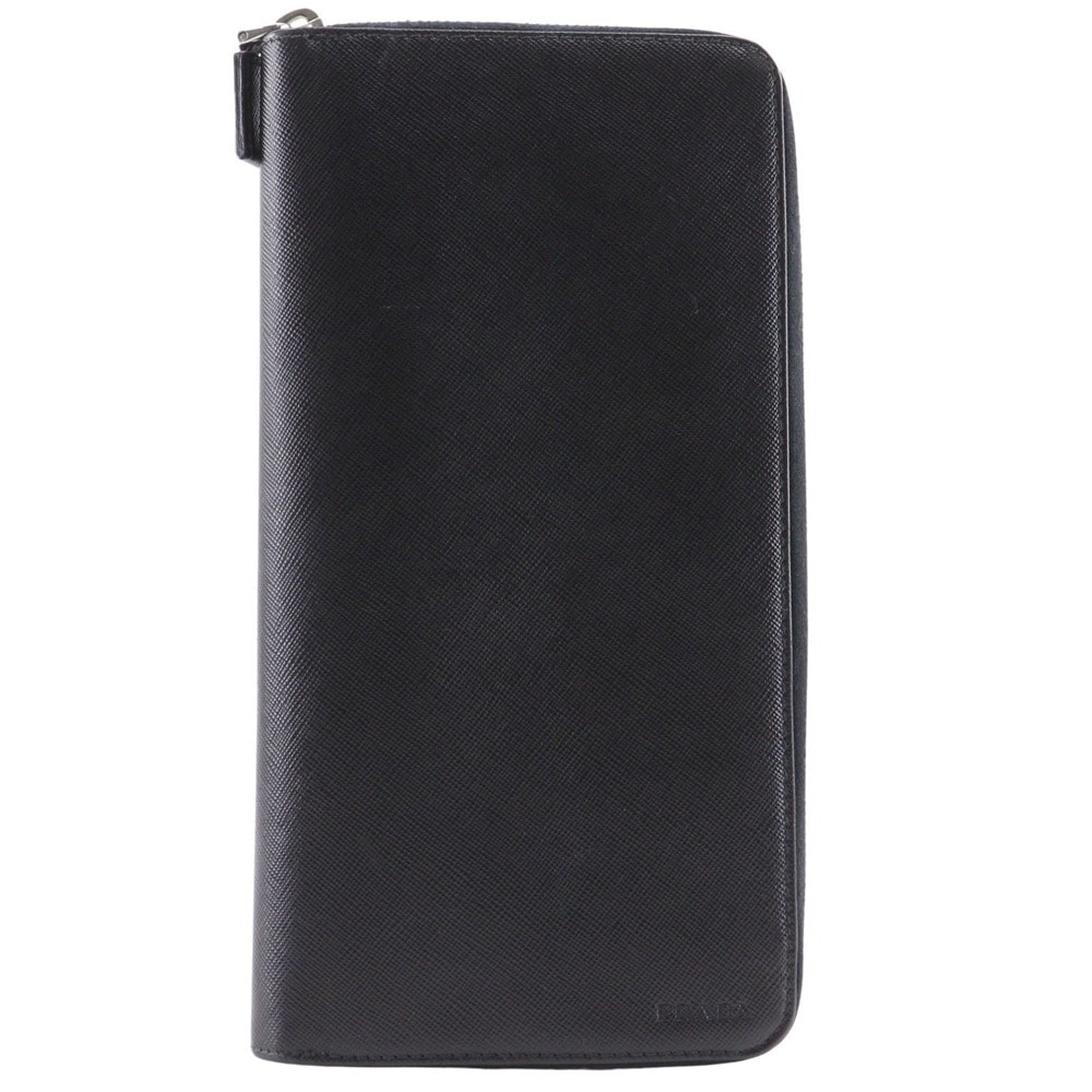 PRADA Organizer Full Zip Wallet "Black"