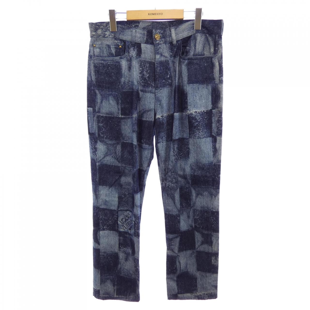 ルイヴィトン LOUIS VUITTON ソルトプリントデニムパンツ HLD03WDR0 ジーンズ