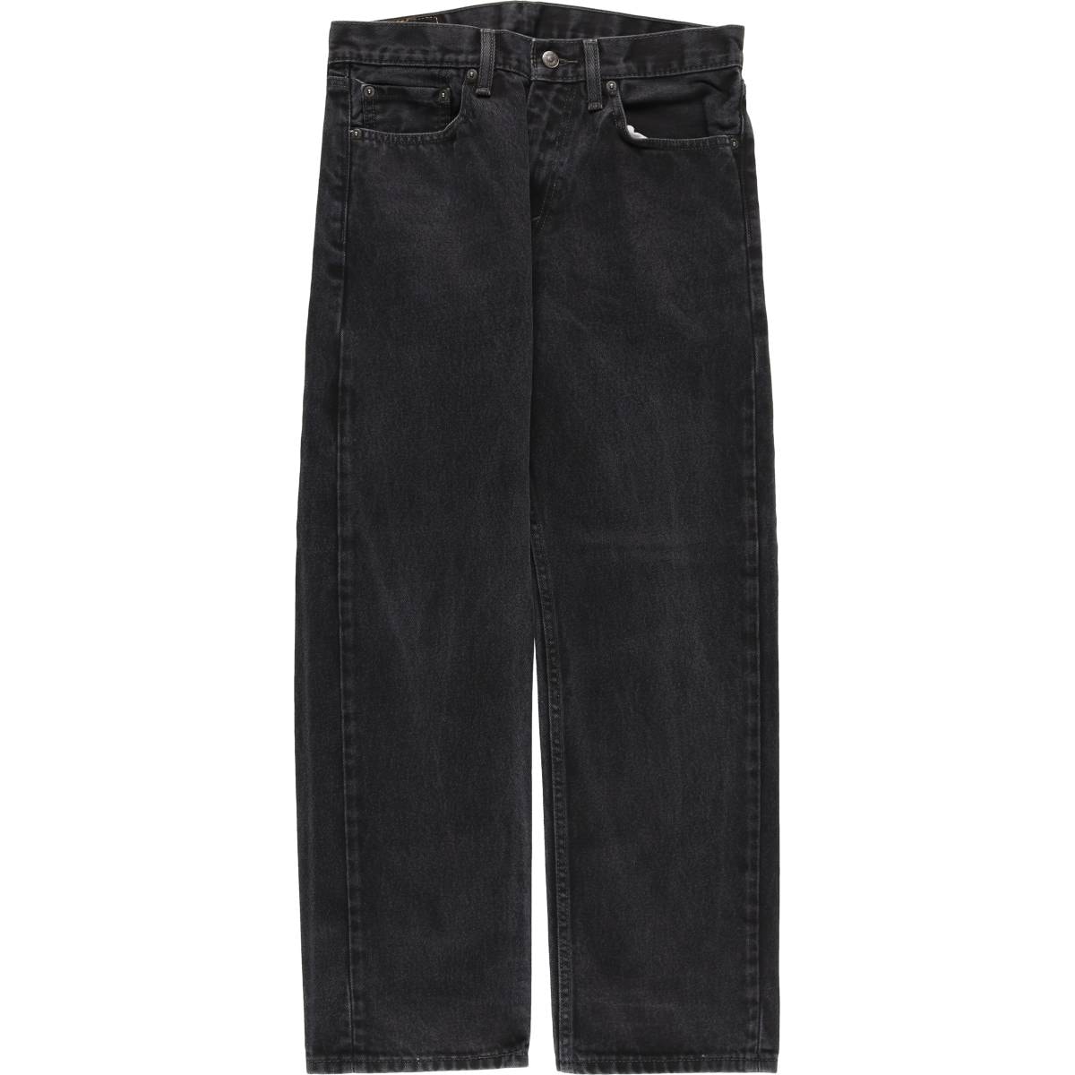 古着 リーバイス Levi's 505 ブラックデニム テーパードデニムパンツ メンズw32相当/eaa614680